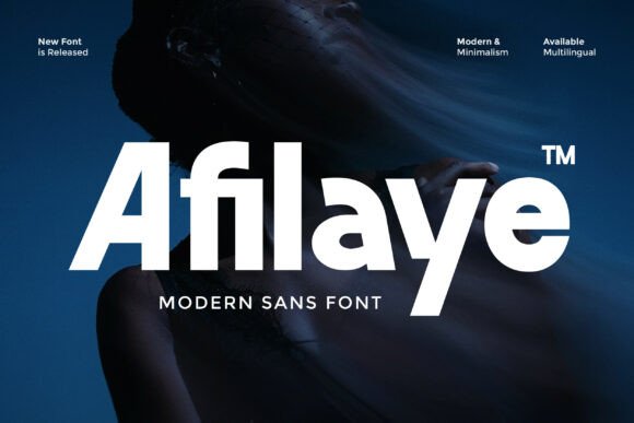 Afilaye: A Modern Sans for Bold Branding