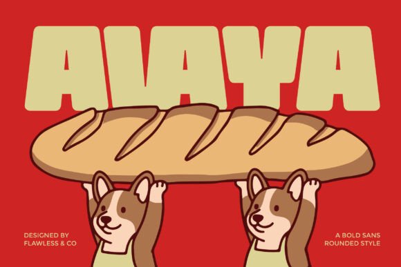 Avaya: The Bold, Friendly Display Font for Modern Brands