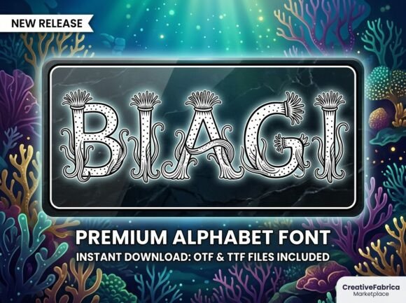 Biagi: The Font That Transforms Your Brand into an Underwater Wonderland