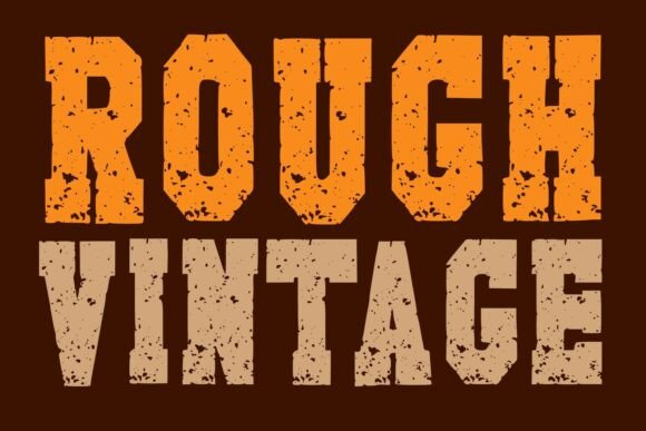 Bringing Authentic Character to Your Designs with Rough Vintage
