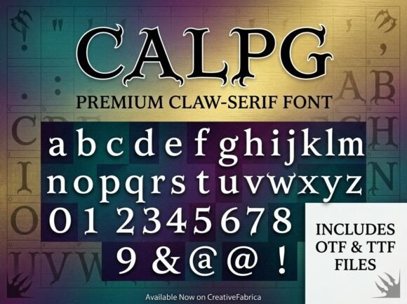 Calpg: Elevate Your Brand with Bold Display Typography
