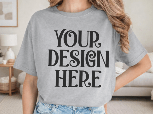 Comfort Colors 1717 Grey Shirt Mockup: A Strategic Asset for Authentic Branding