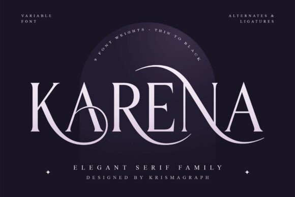 Karena: The Elegant Serif for Modern Design