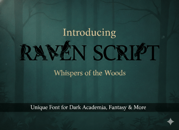 Raven Script: Unlock Ornate Sophistication