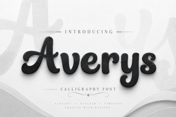 Redefining Elegance: How Averys Transforms Modern Brand Identity Through Bold, Soft Calligraphy