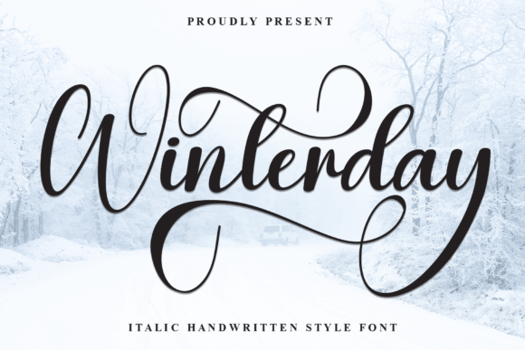 Step into the World of Whimsical Typography with Winterday